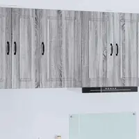 vidaXL Panou mașină de spălat vase Kalmar Gri Sonoma 50 x 31 x 80 cm