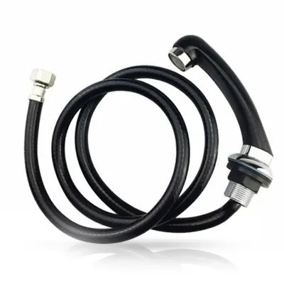 Furtun + para dus scafa frizerie - Negru