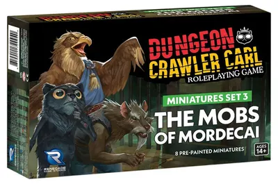 Set miniaturi Dungeon Crawler Carl RPG: Set miniaturi nr. 3: Mobs of Mordecai