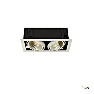 KADUX LED dublu DL Set 3000K30°, alb mat