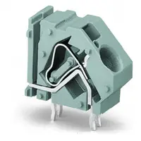 Stackable PCB terminal block; 16 mm²; Pin spacing 15 mm; 1-pole; suitable for Ex-i applications; CAGE CLAMP®; commoning option; 16,00 mm²; blue