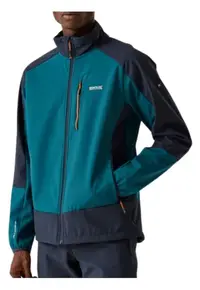 Jacheta softshell cu guler inalt