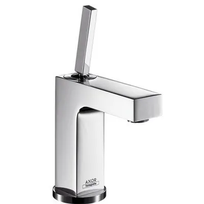 Baterie lavoar baie crom cu ventil pop-up Hansgrohe Axor Citterio 140