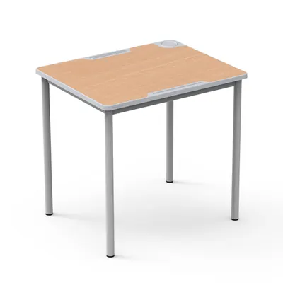 Bancă individuală cu suport pentru accesorii Q3 Edge Top (TEIAF06)