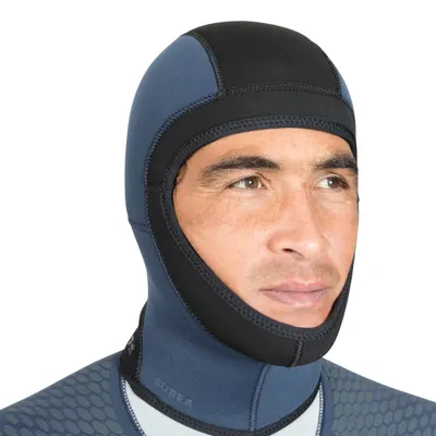 Cagulă scufundări neopren 7mm - SCD Negru Bărbați