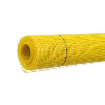 Plasa polistiren fibra de sticla 160 gr/mp Yellow