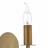 Aplica Tyler Wall Light Bronze Fitting Only