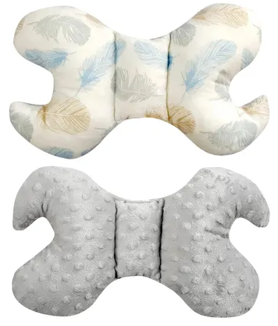 Perna bebelusi Butterfly cu doua fete Feather Grey