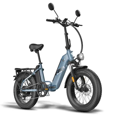 Bicicletă electrică pliabilă FAFREES FF20 Polar, baterii duble de 48V 24Ah