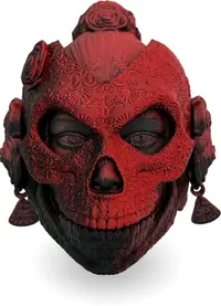 Print 3D de la 3D Morph Lab - Decorațiune de perete, Catrina, negru și roșu