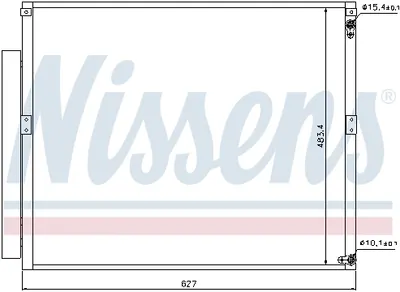 Radiator clima AC cu uscator LEXUS GX; TOYOTA FJ CRUISER, LAND CRUISER PRADO 3.0D 4.0 4.7 intre 2001-2011