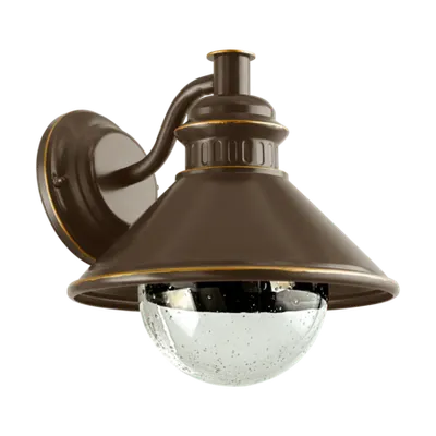 Lampa perete ALBACETE brown, copper 220-240V,50/60Hz IP44