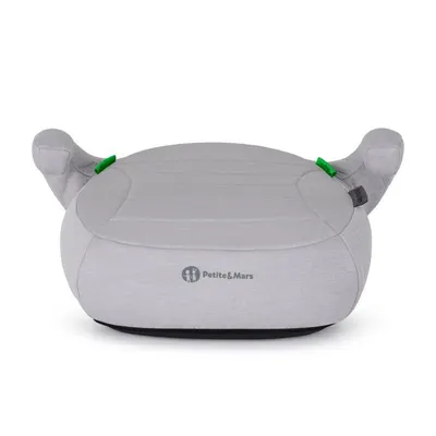 Inaltator auto pentru copii PetiteMars Zuno Gri i-Size, 125-150 cm, 22-36 kg, forma ergonomica, husa detasabila
