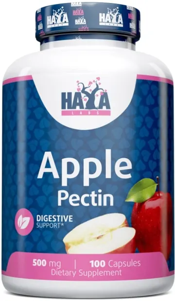 Apple Pectin, 500 mg, 100 capsule, Haya Labs