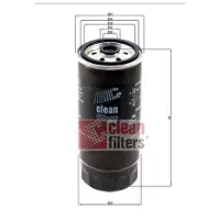 Filtru combustibil CLEAN FILTERS DN 877