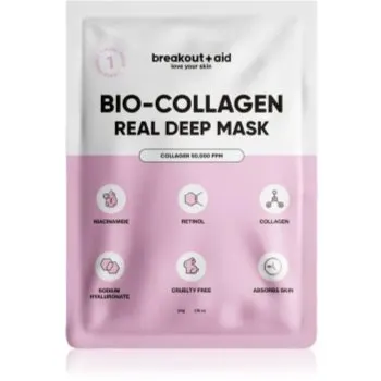 breakout + aid Bio-Collagen Real Deep Mask Masca de noapte cu colagen