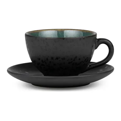 Ceașcă verde/neagră pentru cappuccino din ceramică 240 ml Gastro Green/Black – Bitz