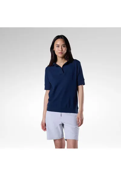 Tricou dama W PIQUE POLO - albastru inchis - Albastru inchis