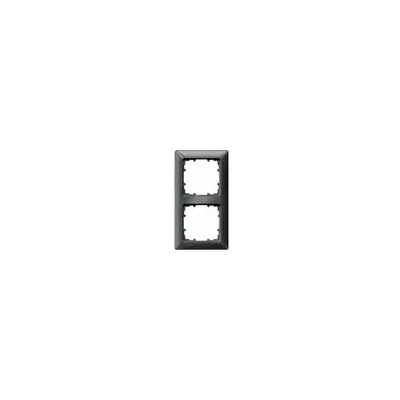 Placa ornament 2 module Carbon metalic Siemens Delta