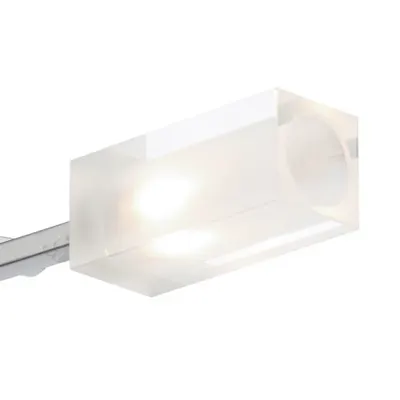 Plafoniera Morgan 3 Light Semi Flush Satin Chrome