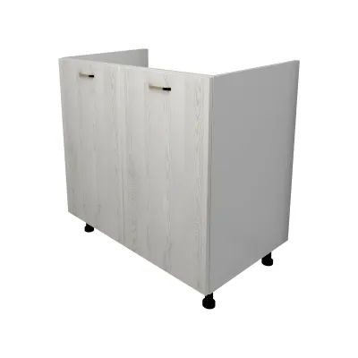 Corp Masca Chiuveta Lecce, 2 Usi, Pin Alb/Alb, 80 x 50 x 80 cm