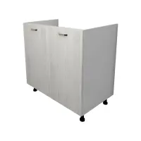 Corp Masca Chiuveta Lecce, 2 Usi, Pin Alb/Alb, 80 x 50 x 80 cm