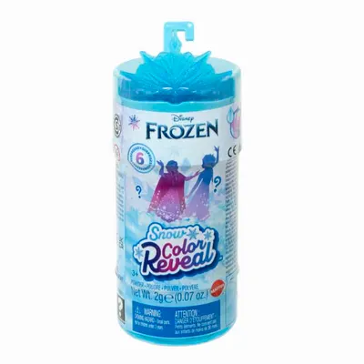 Figurina Colour Reveal Frozen Magic Snow Tranformation cu 6 accesorii surpriza