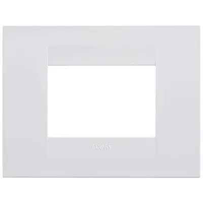 Rama ornament 3 module Gewiss Chorus Geo GW16403TB, alb