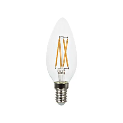 LED Candle 4W E14 400lm 2700K 220-240V C37 IP20 300°