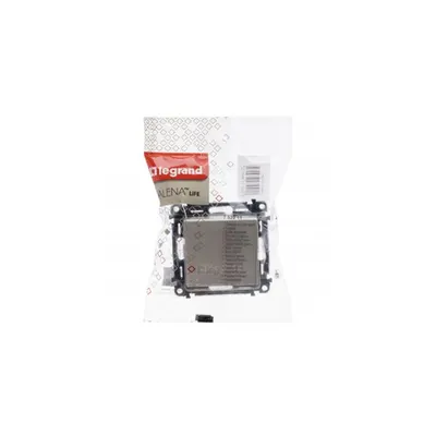 Changeover push-button Valena Life - 6 A 250 V~ - cu Capac - ivory