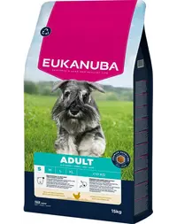 EUKANUBA Adult Small Breeds Chicken 15 kg hrană uscată câini rase mici, bogată în pui proaspăt
