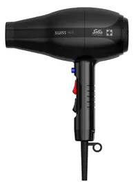 Uscător de păr Solis - Swiss Air, 2000W, 3 viteze, negru