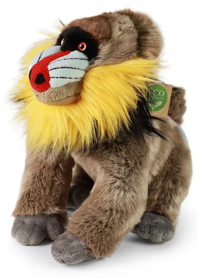 Jucărie de pluș Rappa Eco friends - Mandril, 28 cm