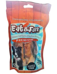 Eat&Fun Recompense Caini Chicken Delights Medium Bones 160 g