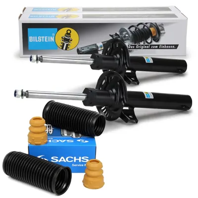 Set 2 Buc Amortizoare Fata Bilstein + Kit Protectie Praf Sachs Volkswagen Golf 6 2008-2013 2 X 22-183712 + 900 136