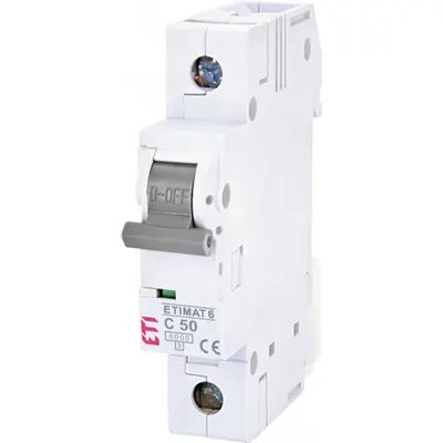 ETIMAT 6 Intrerupatoare automate miniatura 6kA ETIMAT 6 1p C50