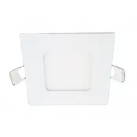 Spot Led Slim Patrat, 85x85 mm, 3W=25W, 2700K, lumina calda