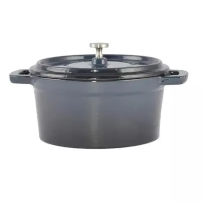 Cratita din Fonta Emailata, Mini, 14 cm, 600 ml, Perfect Home