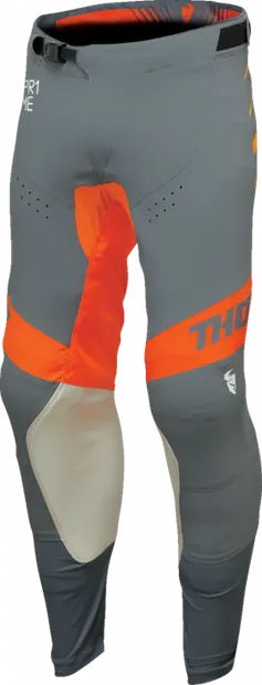 Pantaloni atv cross Thor Prime Analog, culoare gri portocaliu, marime 29