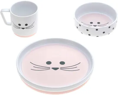 Set de masă Lassig - Little Chums, Mouse
