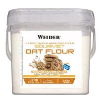 Făină de ovăz integrală, WEIDER, Gourmet, 1,9 kg, aroma Cookie