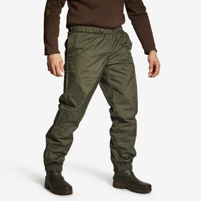 Suprapantalon 100 Ușor și impermeabil verde bărbați