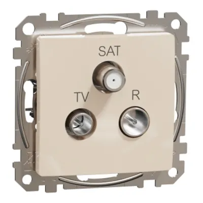 Sedna Design, Priza TV-R-SAT finala 4dB, bej