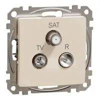 Sedna Design, Priza TV-R-SAT finala 4dB, bej