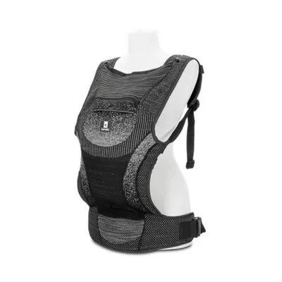 Marsupiu ergonomic pentru bebelusi, Lorelli Mia, pozitii multiple de purtare, Black