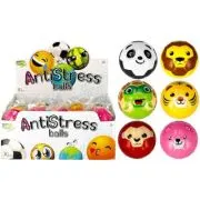 Minge antistres - animalute salbatice, 6cm, diverse modele, 3+ ani, MegaCreative, 489540