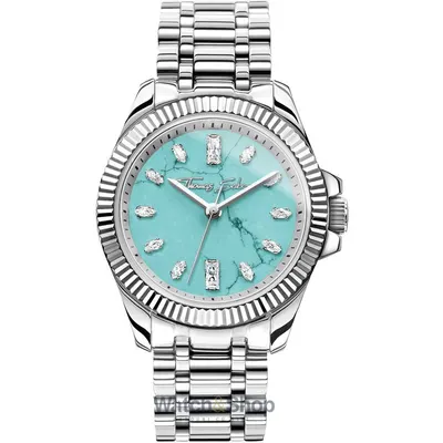 Ceas Thomas Sabo Thomas Sabo WA0435 Ladies Watch Divine Jewellery Stone Silver-Colored 33mm 5ATM