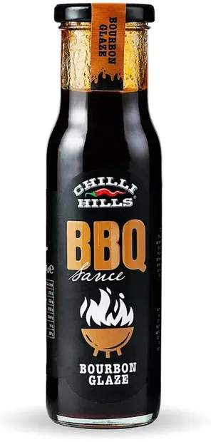 Sos de grătar Bourbon Glaze, 280 ml, Chilli Hills