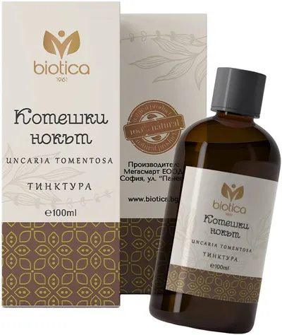 Tinctură de gheara pisicii, 100 ml, Biotica 1961