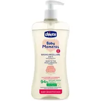 Chicco Baby Moments Sensitive șampon micelar pentru corp si par